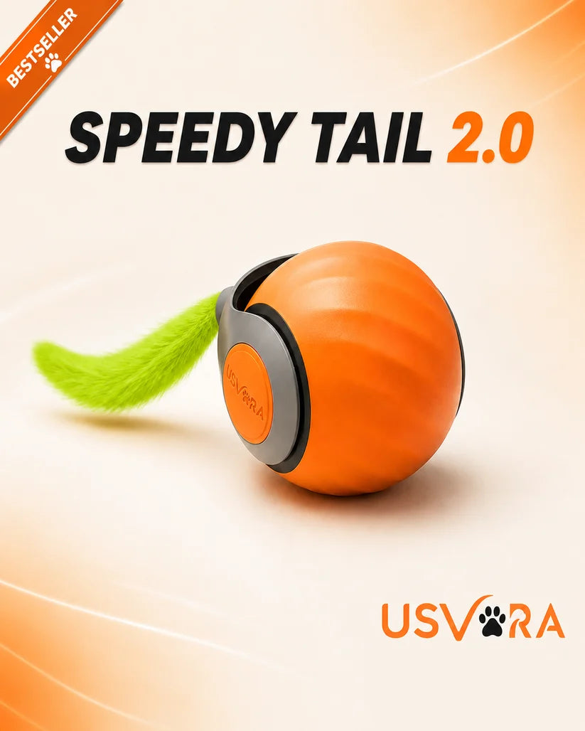 Speedy Tail 2.0™ – Smart Interactive Rolling Cat Toy