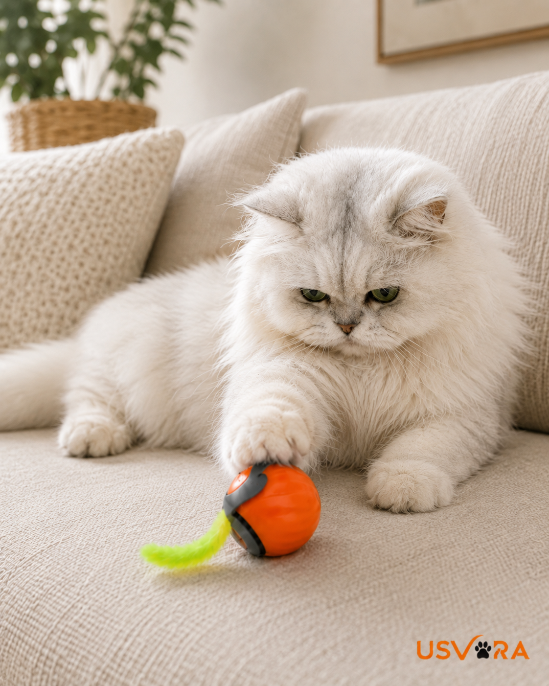Speedy Tail 2.0™ – Smart Interactive Rolling Cat Toy