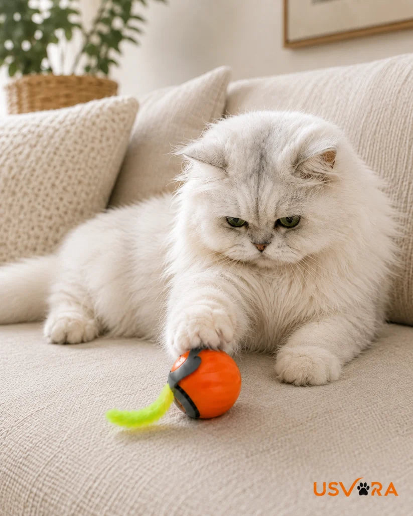 Speedy Tail 2.0™ – Smart Interactive Rolling Cat Toy