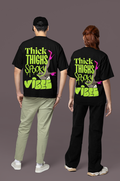 Spooky Vibes Oversized Tees