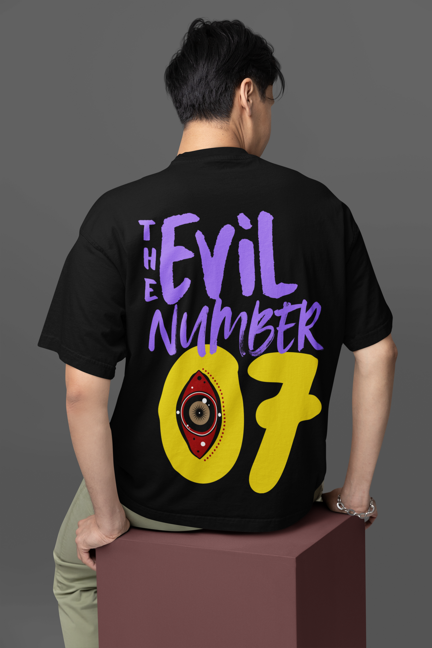 The Evil no. 07 oversized Tees