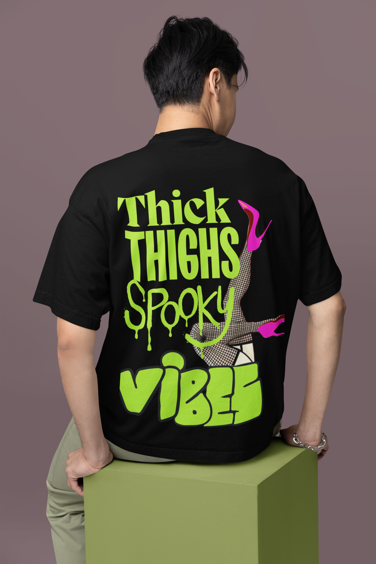 Spooky Vibes Oversized Tees