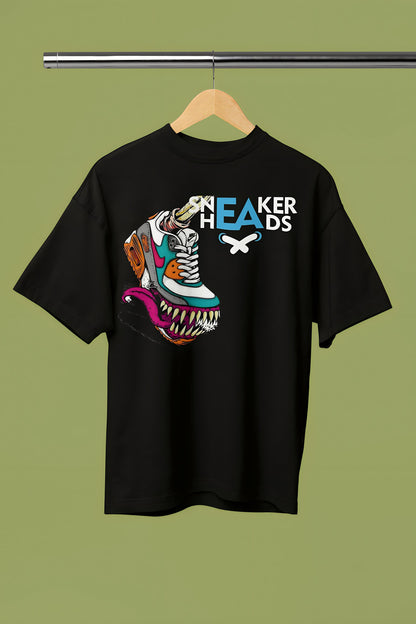 Sneaker Head Oversized Ultrasoft Printed T-shirt